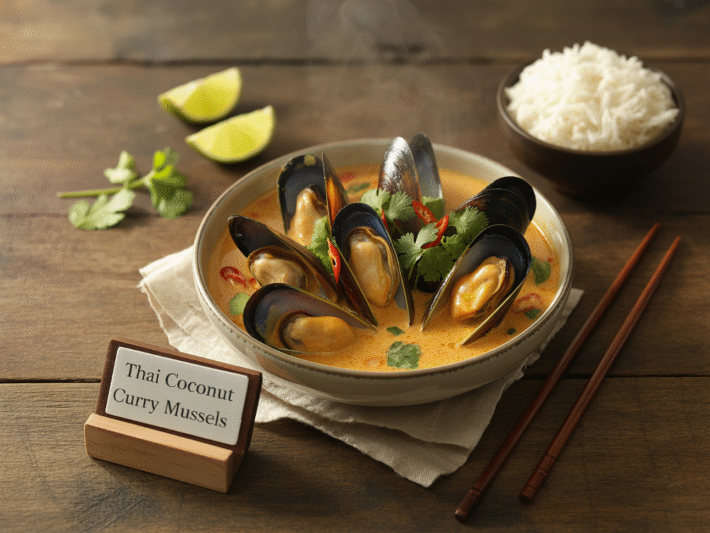 Thai Coconut Curry Mussels